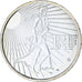 França, Semeuse, 15 Euro, 2008, Monnaie de Paris, MS(65-70), Prata, KM:1535