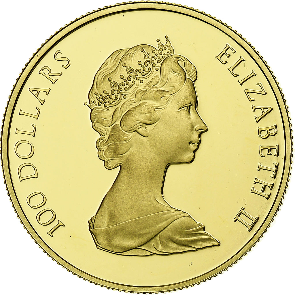 Canada, Elizabeth II, 100 Dollars, Constitution, 1982, Ottawa, Proof, Gold