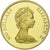 Canadá, Elizabeth II, 100 Dollars, Constitution, 1982, Ottawa, Prueba, Oro