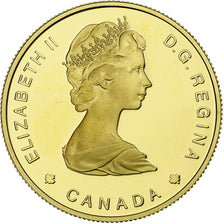 Canada, Elizabeth II, 100 Dollars, National Parks, 1985, Ottawa, Proof, Gold