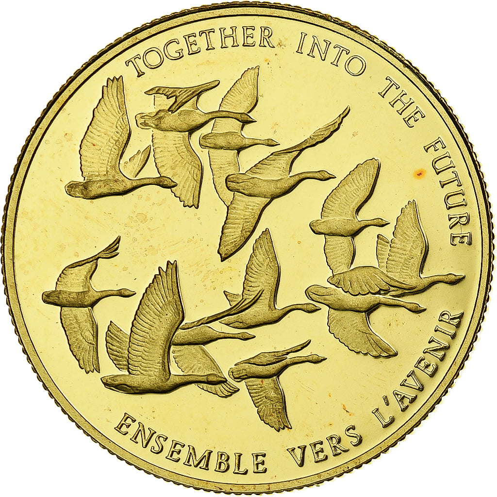 Canada, Elizabeth II, 100 Dollars, National Unity, 1979, Ottawa, Proof, Gold