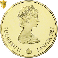 Canada, Elizabeth II, 100 Dollars, JO de Calgary, 1987, Ottawa, Proof, Gold