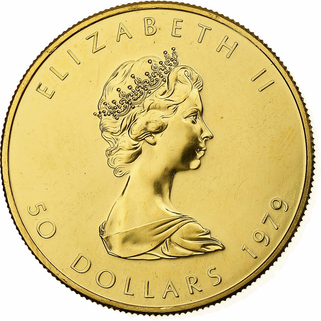 Canada, Elizabeth II, 50 Dollars, 1 Oz, Maple Leaf, 1979, Ottawa, Gold