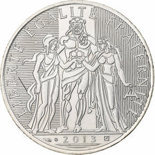 France, Hercule, 10 Euro, 2013, Monnaie de Paris, MS(64), Silver, KM:2073