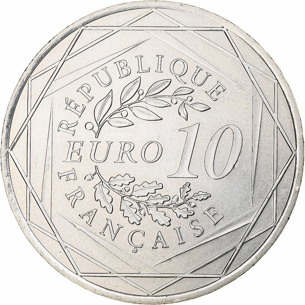France, Hercule, 10 Euro, 2013, Monnaie de Paris, MS(64), Silver, KM:2073