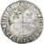 France, Charles VI, Blanc Guénar, Cremieu, Silver, VF(30-35), Duplessy:377A