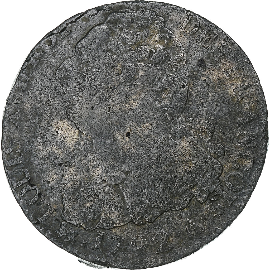 França, Louis XVI, 2 sols François, 1792 / AN 4, Paris, Métal de cloche