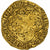 France, Charles VI, Écu d'or à la couronne, Romans, Gold, EF(40-45)