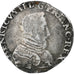 Francia, Henri II, Teston, 1560, Nantes, Plata, BC+, Gadoury:373a