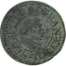 França, Henri III, Denier Tournois, Paris, Cobre, EF(40-45), Gadoury:450