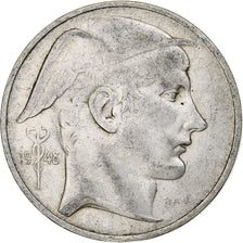Belgio, Régence Prince Charles, 50 Francs, Mercure, 1948, Brussels, Argento