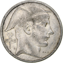 Belgium, Régence Prince Charles, 50 Francs, Mercure, 1949, Brussels, Silver