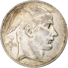 Belgium, Régence Prince Charles, 50 Frank, Mercure, 1948, Brussels, Silver