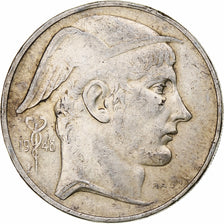 Belgium, Régence Prince Charles, 50 Frank, Mercure, 1948, Brussels, Silver