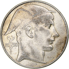 Belgium, Régence Prince Charles, 50 Frank, Mercure, 1950, Brussels, Silver