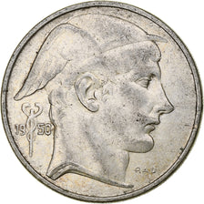 Belgium, Régence Prince Charles, 50 Frank, Mercure, 1950, Brussels, Silver