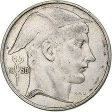 Belgio, Régence Prince Charles, 50 Frank, Mercure, 1950, Brussels, Argento, BB