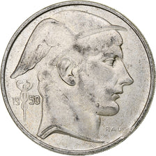 Belgio, Régence Prince Charles, 50 Frank, Mercure, 1950, Brussels, Argento, BB