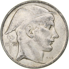 Belgien, Régence Prince Charles, 50 Frank, Mercure, 1950, Brussels, Silber, SS