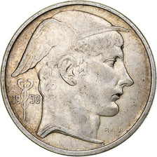 Belgique, Régence Prince Charles, 50 Frank, Mercure, 1950, Bruxelles, Argent