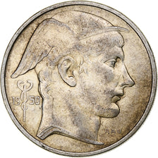 Belgium, Régence Prince Charles, 50 Frank, Mercure, 1950, Brussels, Silver