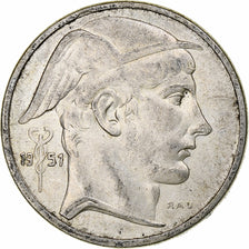Belgium, Régence Prince Charles, 50 Frank, Mercure, 1951, Brussels, Silver