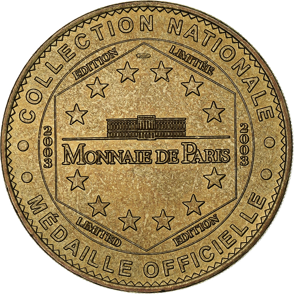 Francia, Tourist token, Abbaye de Cluny, 2003, MDP, Nordic gold, EBC