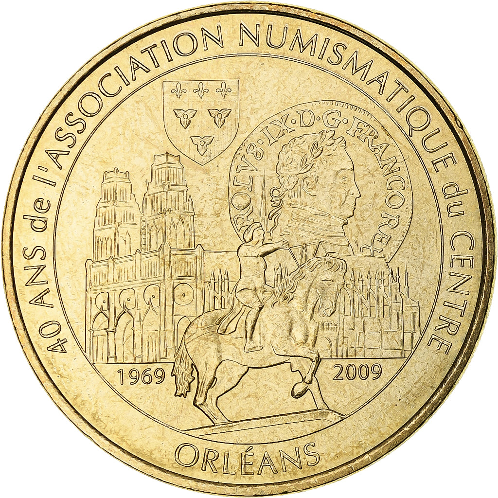 Francia, Tourist token, Association numismatique du Centre, 2009, MDP, Nordic