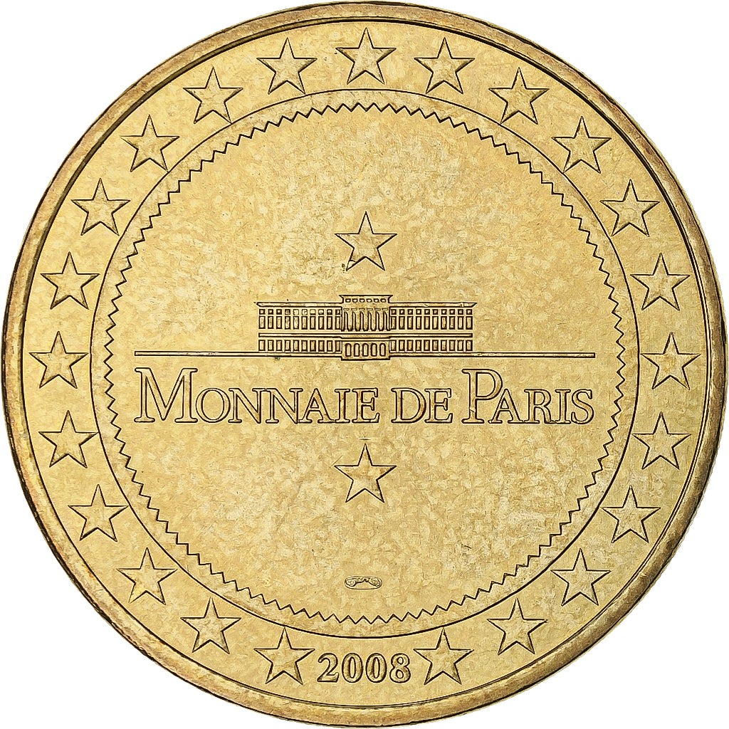 França, Tourist token, Rouge des prés, 2008, MDP, Nordic gold, MS(60-62)