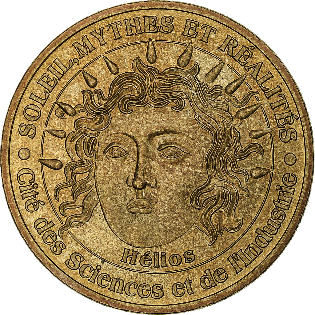 França, Tourist token, Cité des Sciences, Hélios, 2004, MDP, Nordic gold