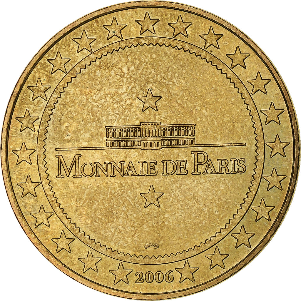 França, Tourist token, Paris, monuments, 2006, MDP, Nordic gold, AU(55-58)
