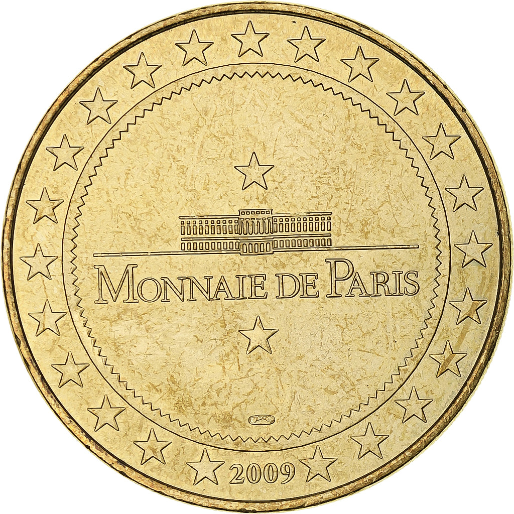 França, Tourist token, Rétromobile, 2009, MDP, Nordic gold, MS(60-62)