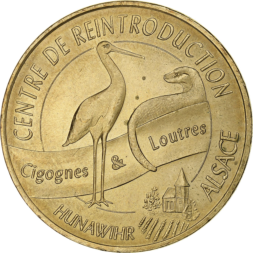 France, Tourist token, Centre de réintroduction d'Hunawihr, 2005, MDP