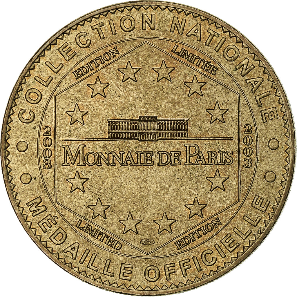 France, Tourist token, Château du Haut-Koenigsbourg, 2003, MDP, Nordic gold