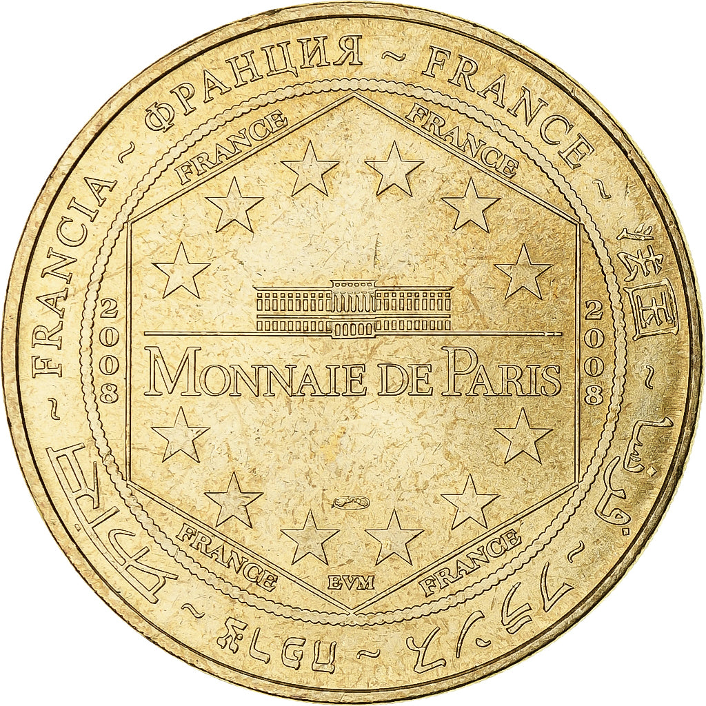 França, Tourist token, Carennac, 2008, MDP, Nordic gold, MS(60-62)