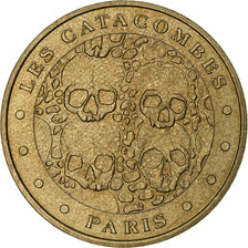 França, Tourist token, Catacombes de Paris, MDP, Nordic gold, MS(60-62)