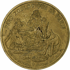 France, Tourist token, Parc Zoologique de Paris, MDP, Nordic gold, AU(50-53)