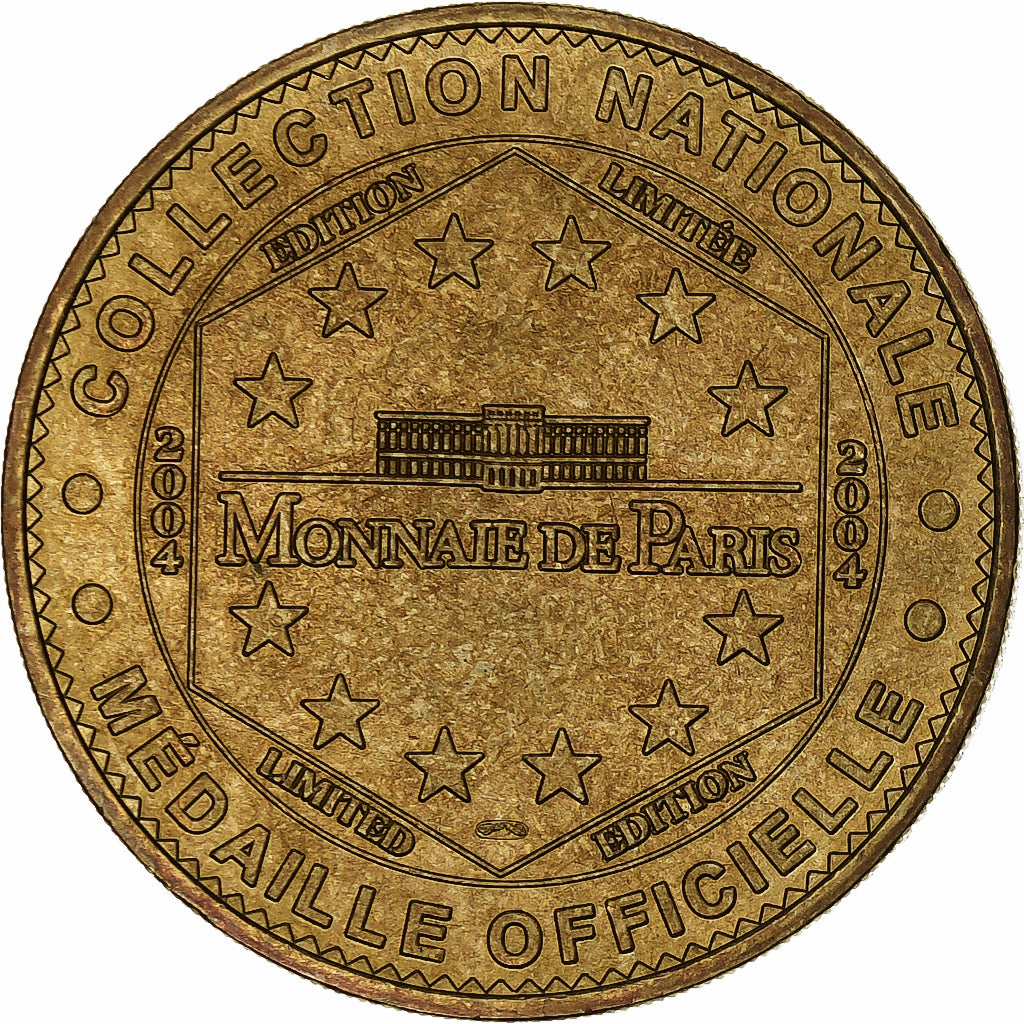 France, Tourist token, La cathédrale de Bayonne, 2004, MDP, Nordic gold, MS(63)