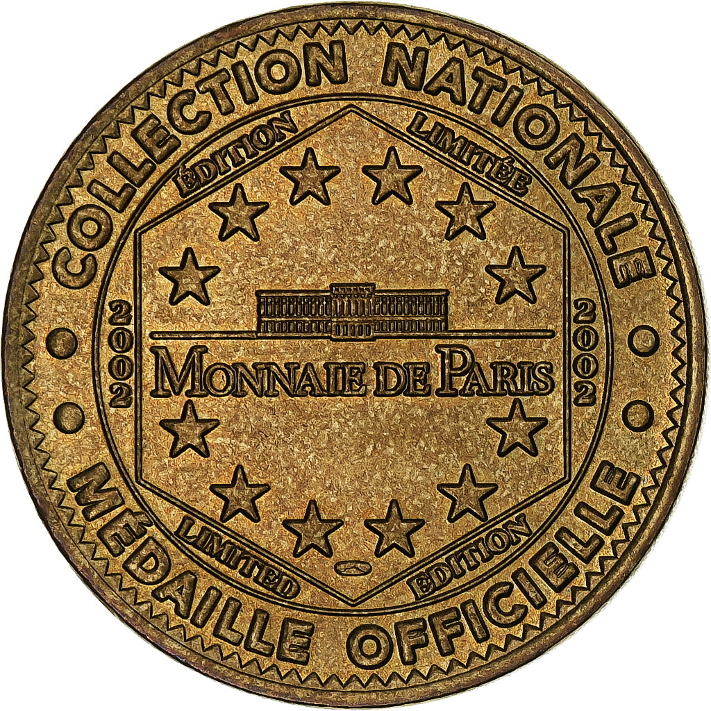 France, Tourist token, Petit train de la Rhune, 2002, MDP, Nordic gold, MS(63)