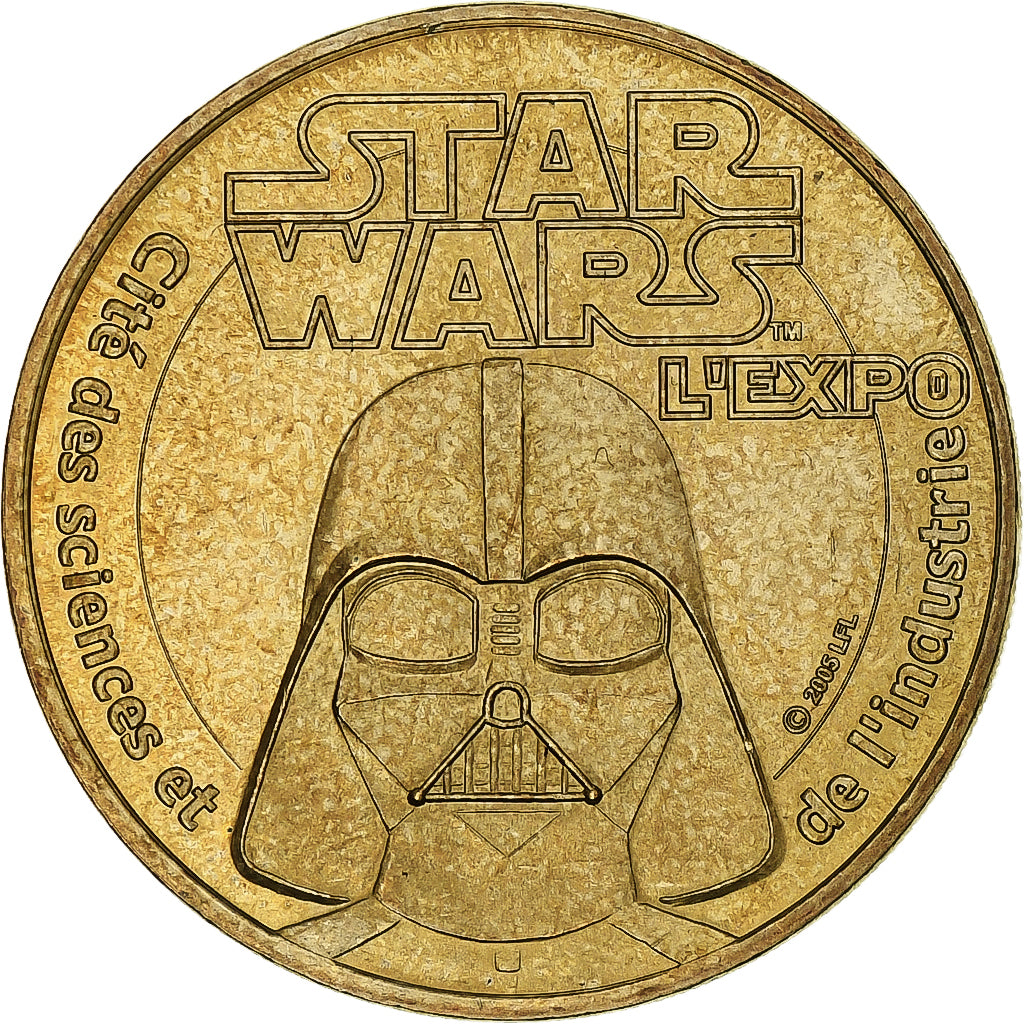 Frankreich, Tourist token, Star Wars l'Expo, Vador, 2006, MDP, Nordic gold, VZ+