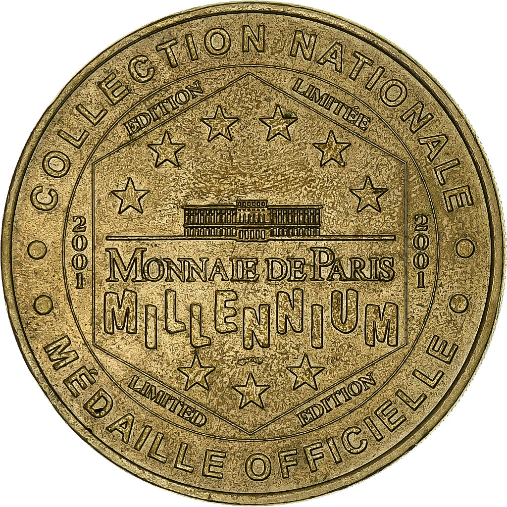 Francja, Tourist token, La foret des singes, Rocamadour, 2001, MDP, Nordic gold