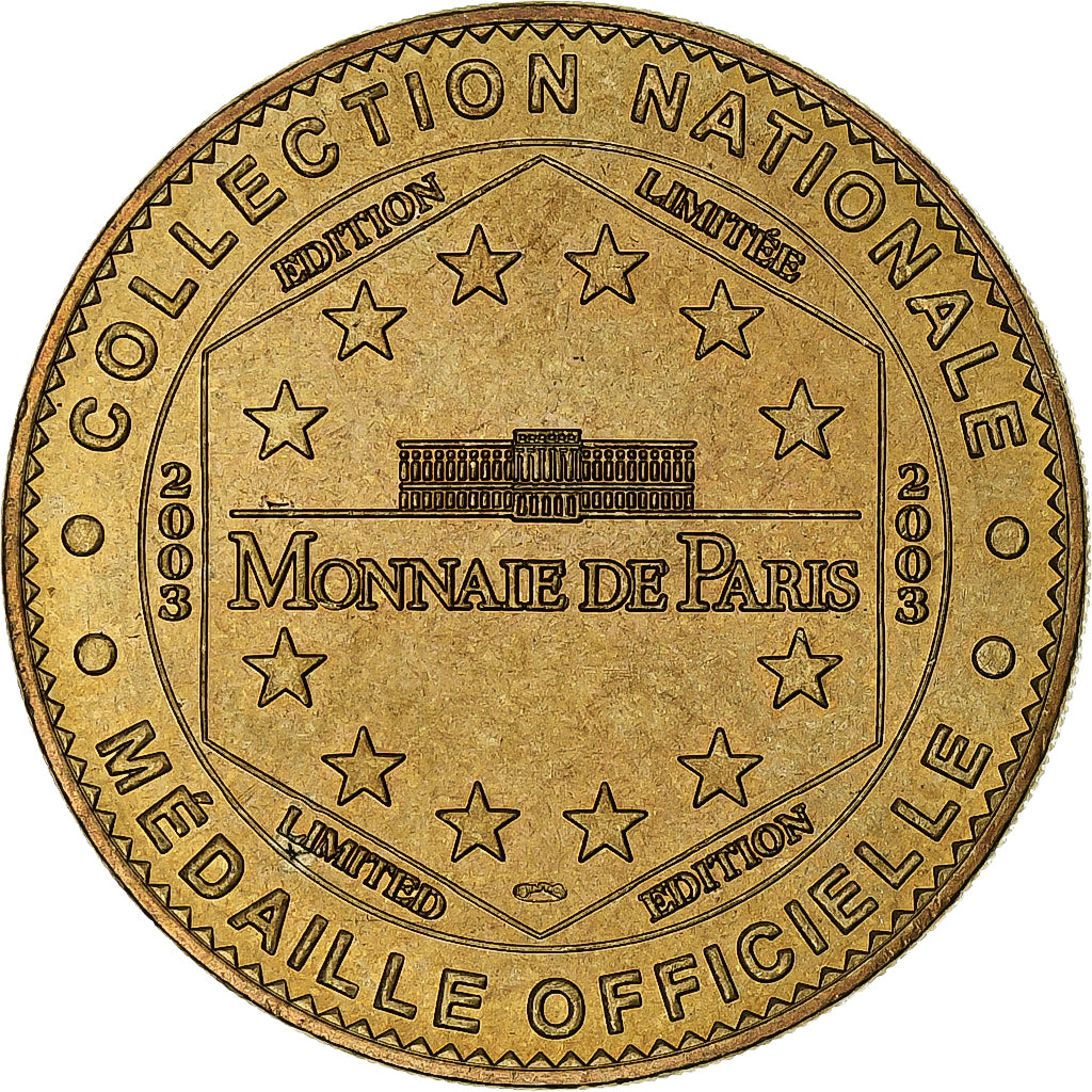 France, Tourist token, La forêt des singes, Rocamadour, 2003, MDP, Nordic gold