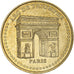 França, Tourist token, Arc de Triomphe, 2007, MDP, Nordic gold, MS(63)