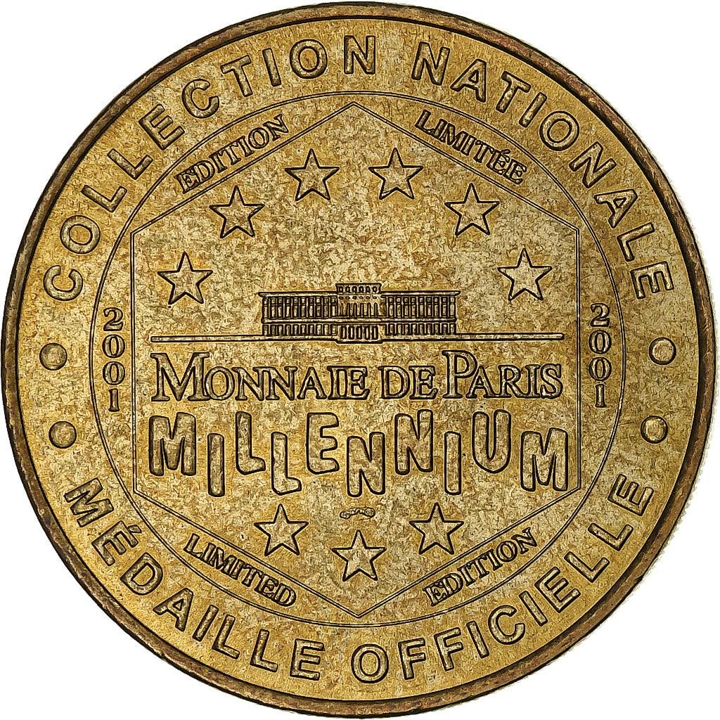 França, Tourist token, Parc Zoologique de Paris, 2001, MDP, Nordic gold, MS(63)