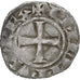 Francia, Philippe IV, Denier Tournois, 1290-1295, Vellón, MBC, Duplessy:225