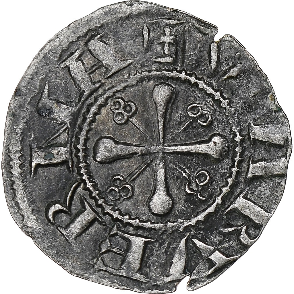 Auvergne, Évêché de Clermont, Anonymous, Obol, ca. 1100-1150, Clermont, Billon