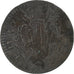 Italia, Benedict XIV, 1/2 Baiocco, 1744-1751, Ferrara, Rame, MB, KM:137