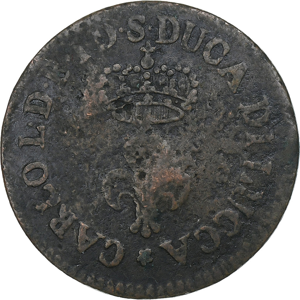 Italia, Republic of Lucca, Carlo Ludovico I, Soldo, 1826, Lucques, Cobre, BC+