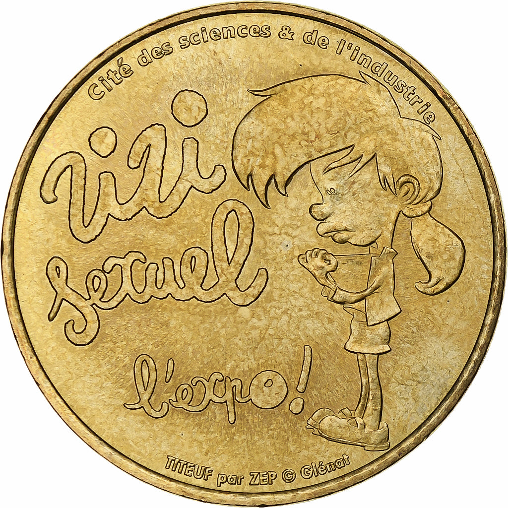 France, Jeton touristique, Zizi sexuel, l'expo!, 2007, MDP, Or nordique, SUP