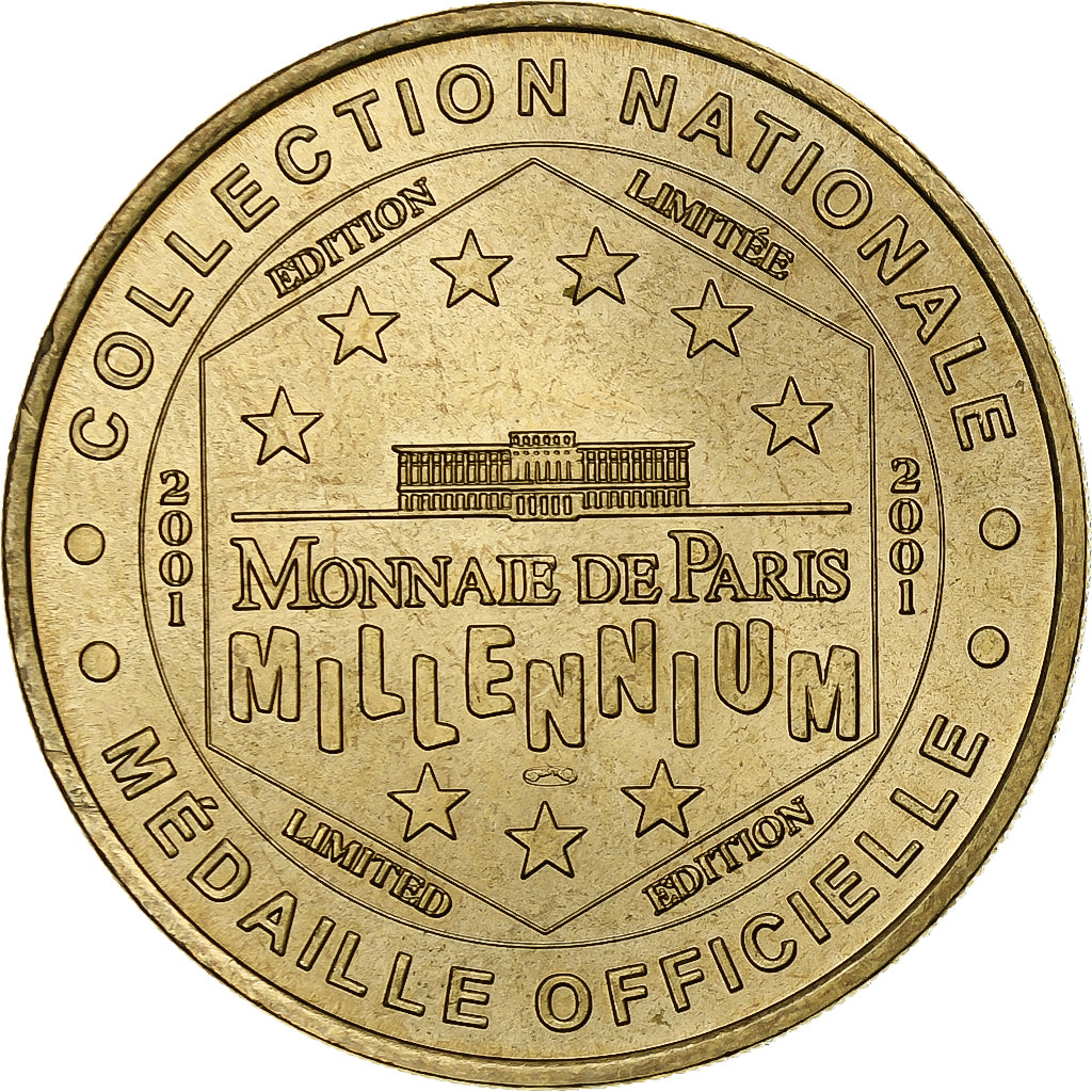 France, Tourist token, Les Jacobins, Mairie de Toulouse, 2001, MDP, Nordic gold